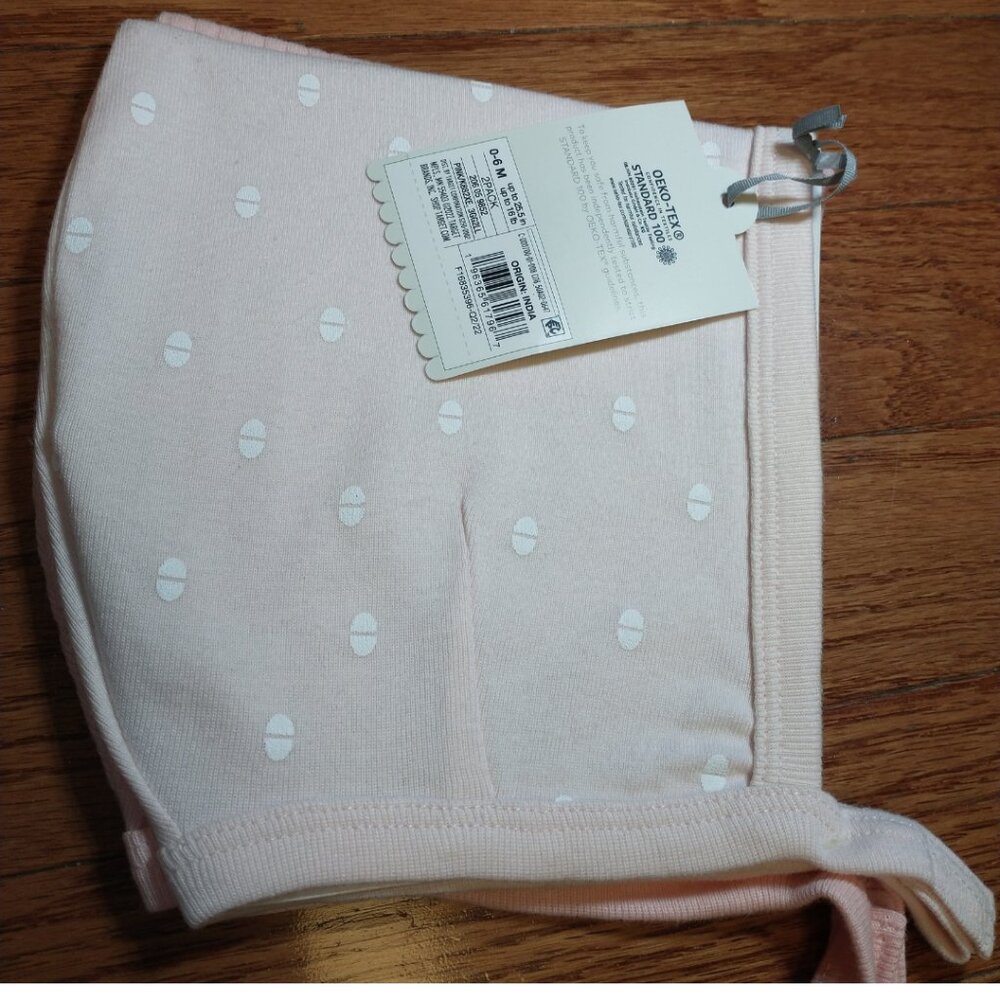 Baby Girls' 2pk Basic Hat - Cloud Island™ Pink 0-6M